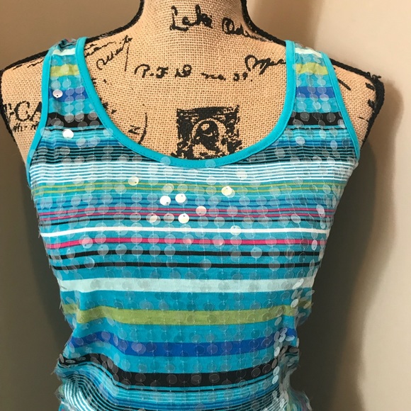 Sequined Tank - Picture 2 of 4